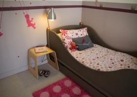 idée déco chambre fille taupe