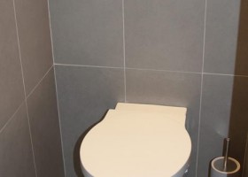 déco wc - toilettes gris